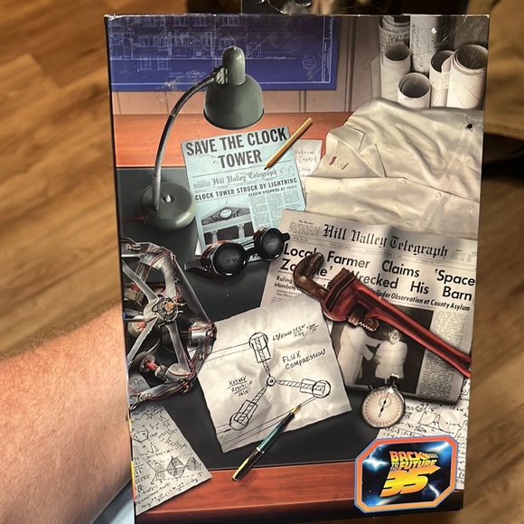 NECA Back to The Future Ultimate Doc Brown Action Figure - New Sealed In Box. - Picture 3 of 6